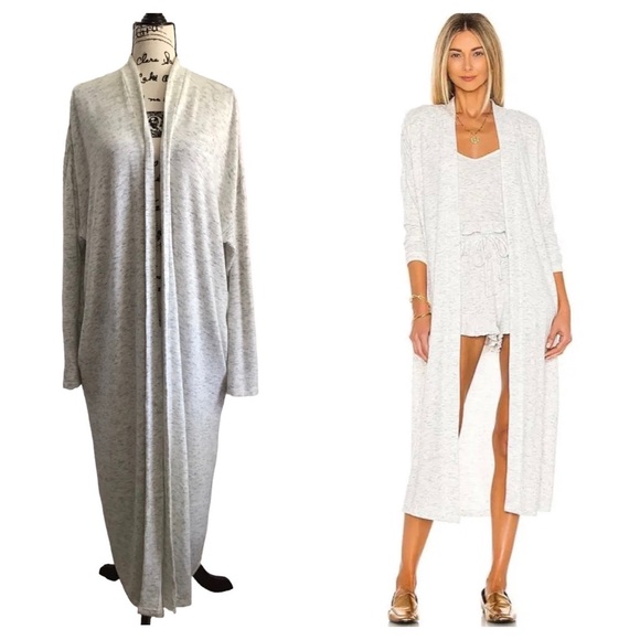 Lovers + Friends  - NWT Candace Maxi Cardigan in Heather Grey - Size XL - Picture 1 of 15